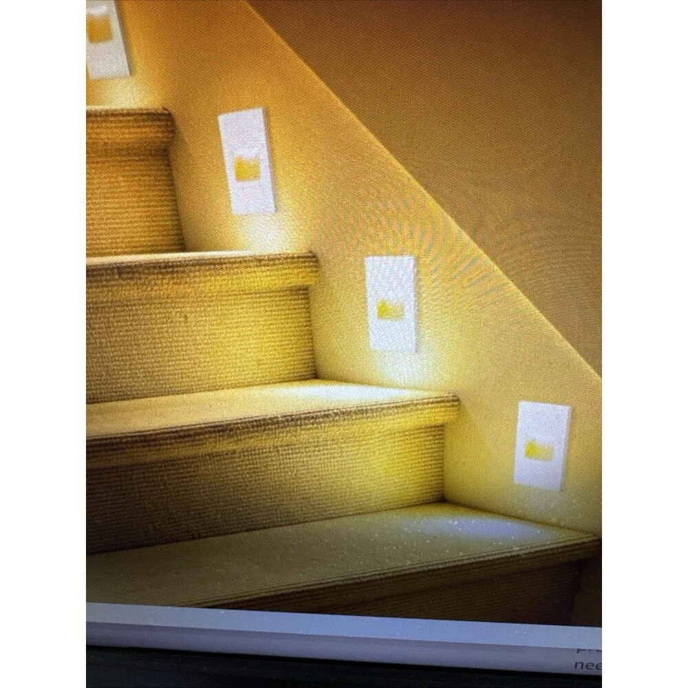 LED Step Lamp Recessed Stair Light for Stairway Corridor Lighting Warm White Lig